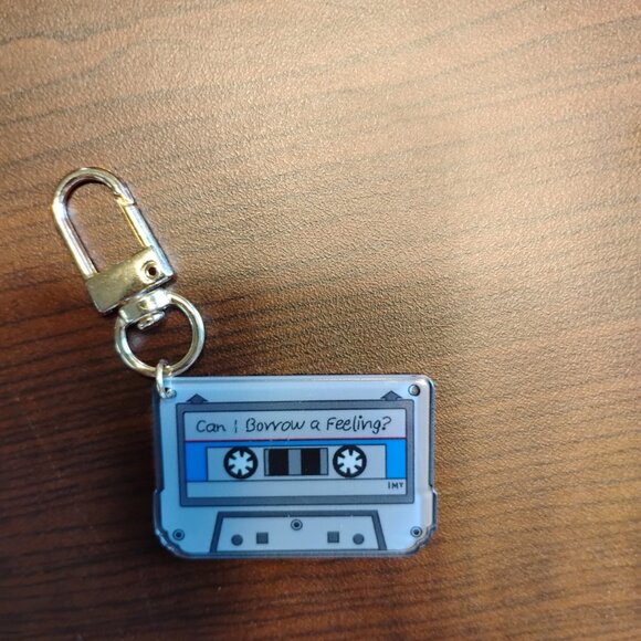 Cassette Tape & Record Keychains/Bag Charms - Picture 8 of 9